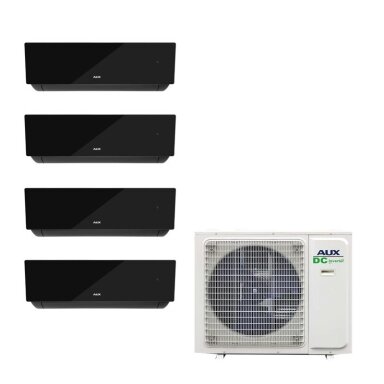 AUX AM4-H36/4DR3 išorinis blokas + 4 vnt. AMWM-H09/4R3A(JP) - Juodas multi-split sistema