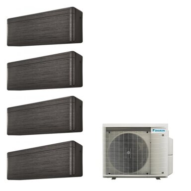 Daikin 4MXM68A išorinis blokas + 4 vnt. Stylish FTXA25BT Juodmedis vidiniai blokai multi-split sistemos