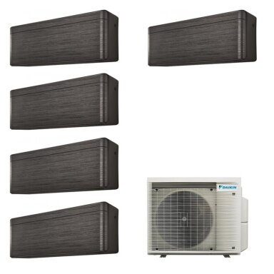 Daikin 5MXM90A9 išorinis blokas + 5 vnt. Stylish FTXA25BT Juodmedis vidiniai blokai multi-split sistema