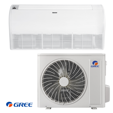 GREE GUD100ZD1/A-S kartu su GUD100W1/NhA-S yra konsolinis (grindinis lubinis) oro kondicionierius