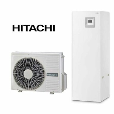 Hitachi Yutaki SCombi šilumos siurblys oras-vanduo 16kw su 220l talpa