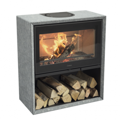 Krosnelė NIBE Contura C320, 9kW, krosnelės apdaila pasirenkama