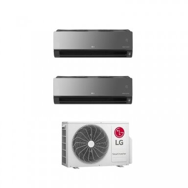 LG MU2R15.UL0 išorinis blokas + 2 vnt AM07BH.NSJ vidinis blokas multi-split sistema