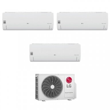 LG MU3R19.U21 išorinis blokas + 3 vnt. PC09SK.NSJ vidinis blokas multi-split sistema