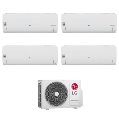 LG MU4R25.U40 išorinis blokas + 4 vnt. PC09SK.NSJ vidinis blokas multi-split sistema