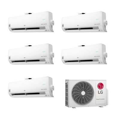 LG MU5R30.U40 išorinis blokas + 5 vnt AP09RK.NSJ vidinis blokas multi-split sistema