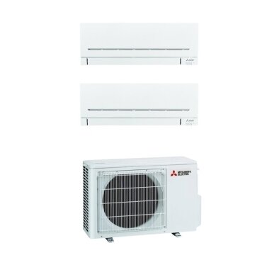 Mitsubishi Electric MXZ-2F42VF išorinis blokas + 2 vnt. MSZ-AP25VGK vidiniu bloku multi-split sistema