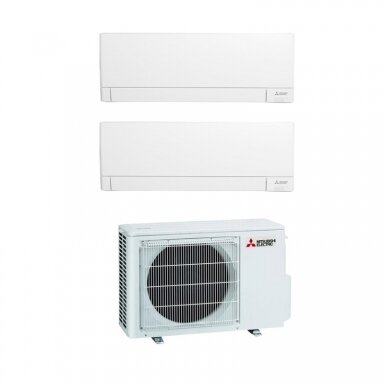 Mitsubishi Electric MXZ-2F42VF išorinis blokas + 2 vnt MSZ-AY25VGK vidiniu bloku multi-split sistema
