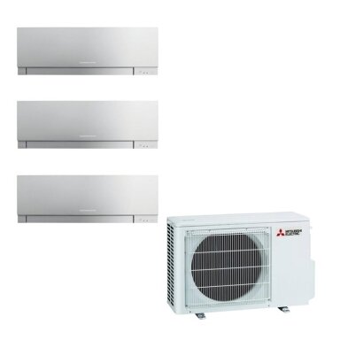 Mitsubishi Electric MXZ-3F54VF išorinis blokas + 3 vnt. MSZ-EF25VGK vidiniu bloku multi-split sistema