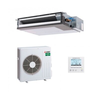 MITSUBISHI ELECTRIC SEZ-M60DA / MUZ-AP60VG Kanalinis oro kondicionierius