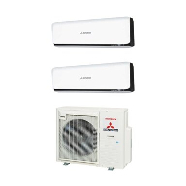 Mitsubishi Heavy Industries SCM 30 ZS-W išorinis blokas + 2 vnt SRK 25 ZS-WT / WB vidiniu bloku multi-split sistema