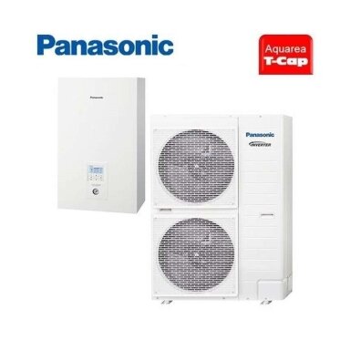 Panasonic Aquarea T-CAP 9kW oras-vanduo šilumos siurblys