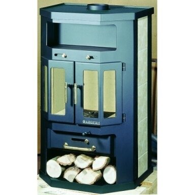 Plieninė krosnelė Favorit 2 KX, su keramikos apdaila, 15kW