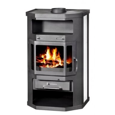Plieninė krosnelė Favorit KX, su keramikos apdaila, 10kW