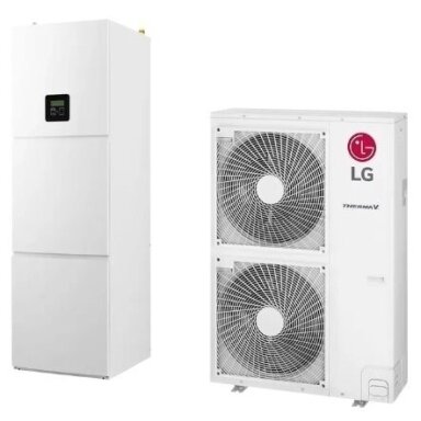 Šilumos siurblys LG Therma V HU091MR/ HN0916T su vandens šildytuvu 9,0kW