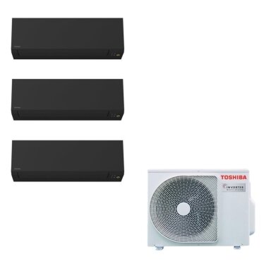 Toshiba RAS-3M18G3AVG-E išorinis  blokas + 3 vnt. RAS-B10G3KVSGB-E vidiniu bloku multi-split sistema