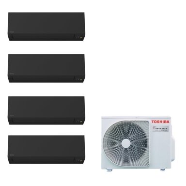 Toshiba RAS-4M27G3AVG-E išorinis blokas + 4 vnt RAS-B10G3KVSGB-E vidiniu bloku multi-split sistema