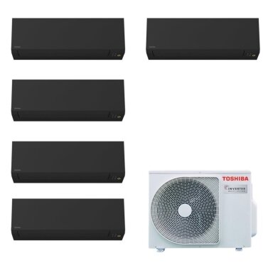 Toshiba RAS-5M34G3AVG-E1 šorinis blokas + 5 vnt. RAS-B10G3KVSGB-E vidiniu bloku multi-split sistema