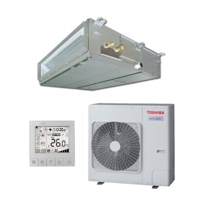 TOSHIBA RAV-HM1401BTP-E / RAV-GM1401AT8P-E - 3 fazių kanalinis oro kondicionierius
