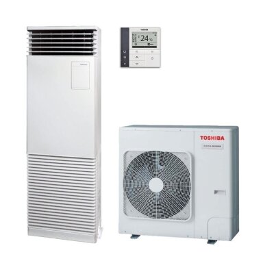 Toshiba RAV-HM1401FT-EN / RAV-GM1401AT8P-E yra trijų fazių koloninis oro kondicionierius