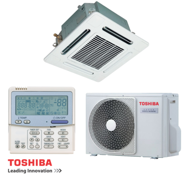 Toshiba RAV-HM801UTP-E / RAV-GM801ATP-E 3 fazių kasetinis oro kondicionierius (95 x 95 cm)