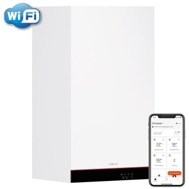 VIESSMANN Vitodens 050-W (25,0kW) kondensacinis dujinis katilas su galimybe pajungti vandens šildytuvą